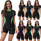 Damen Surfanzug mit kurzem Arm und sportlichem Schnitt R&B