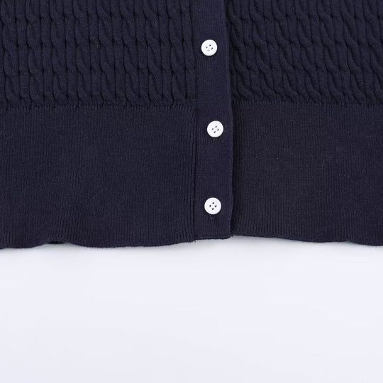Damen Strickbluse mit eleganter Kragenverzierung R&B