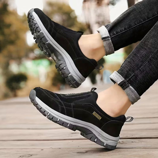 Damen Sportliche Outdoor-Sneaker mit stylischem Ellastikeinsatz und rutschfester Sohle R&B