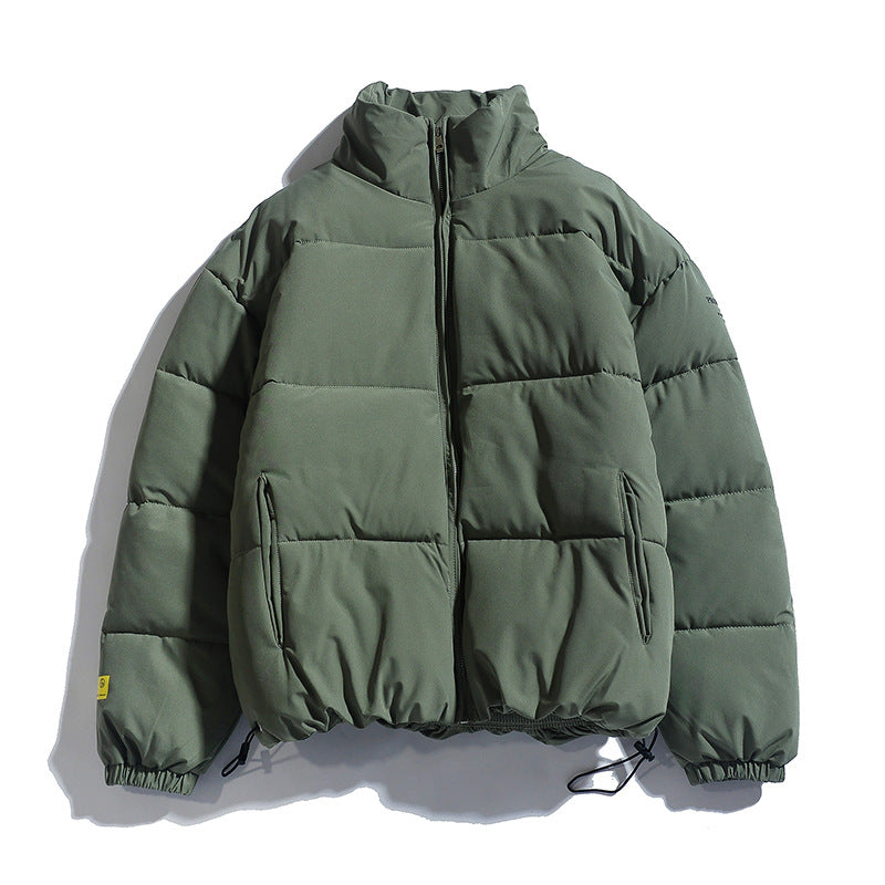 Damen modische Steppjacke mit hohem Kragen und praktischen Taschen R&B