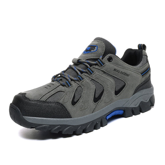 Herren nan urbaner Outdoor-Utility-Schnürschuh mit verstärkter Schutzkappe, atmungsaktiven Mesh-Einsätzen und griffiger Profilsohle R&B
