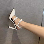 Damen elegante Slingback-Pumps mit hohem Absatz R&B
