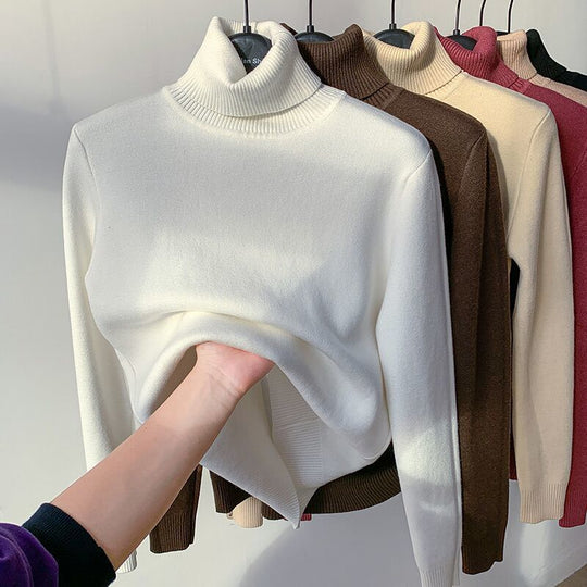 R&B | Rollkragenpullover mit Teddy-Futter