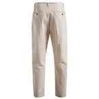 Damen lockere Baumwollhose mit verstellbarem Bund