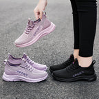 Damen Sportliche Sneaker mit elastischem Obermaterial und dämpfender Sohle R&B