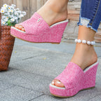 Damen Wedge-Pantolette mit modischem Schnitt und komfortabler Fußbettung R&B