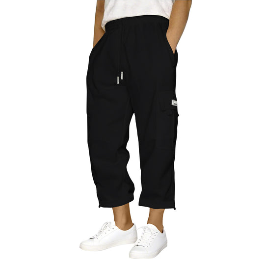 Damen Cargo-Hose mit elastischem Bund und praktischen Seitentaschen R&B