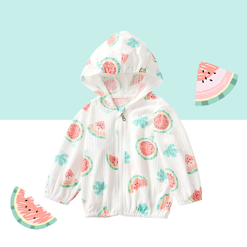 Unisex nan leichtgewicht Musselin Kapuzenjacke für Babys mit elastischen Bündchen R&B
