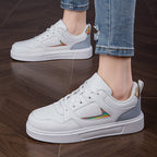 Damen Sportliche Sneakers mit eleganter Akzentfarbe