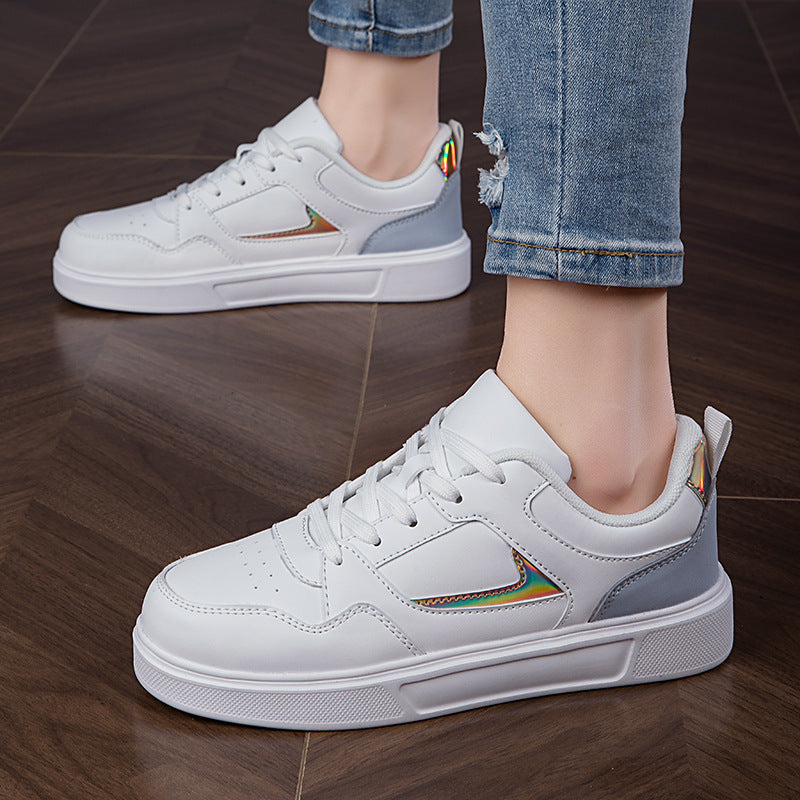 Damen Sportliche Sneakers mit eleganter Akzentfarbe