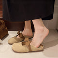 Damen bequeme Pantoletten mit modischem Schleifen-Design R&B