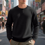 Herren strukturiertes Sweatshirt mit lässigem Schnitt und hohem Tragekomfort R&B