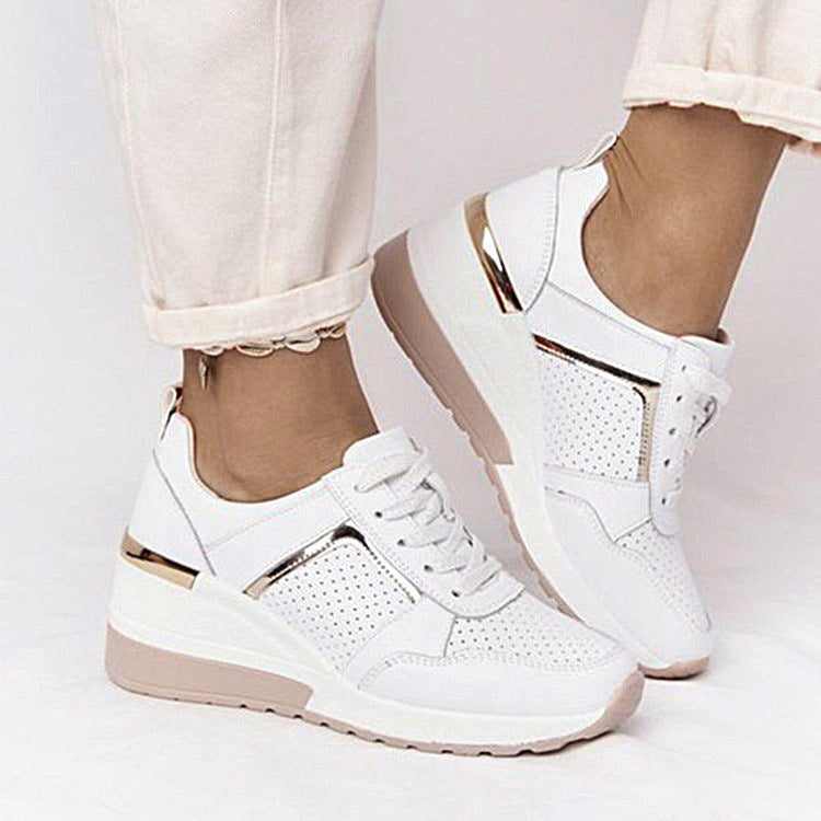 Damen Sportliche Sneakers mit luftiger Perforation und komfortabler Dämpfung R&B