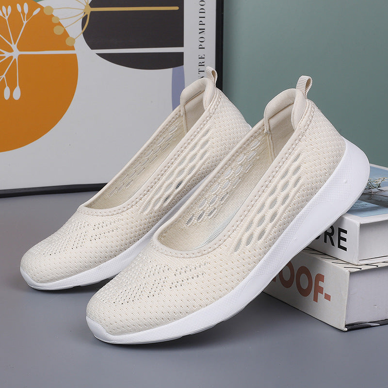 Damen Bequeme und Atmungsaktive Slip-On Sneakers R&B