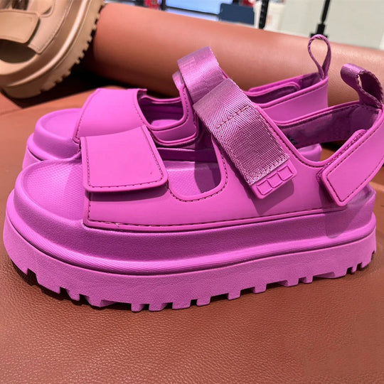 Damen Sportliche Sandalen mit ergonomischem Fußbett und rutschfester Sohle R&B