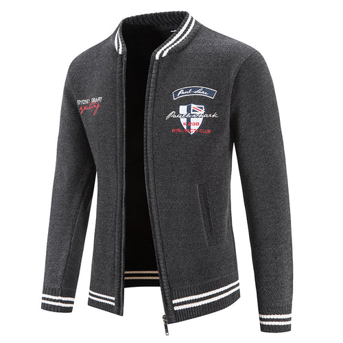 Herren sportliche Strickjacke mit vielseitigem Design R&B