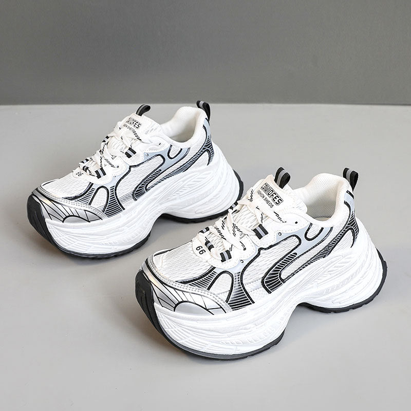 Damen Chunky Sneakers mit dämpfender Laufsohle und modischem Design R&B
