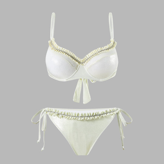 Damen Bikiniset mit fließendem Rock R&B