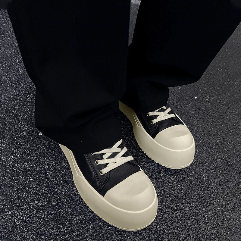 Damen modische Plateau-Sneaker mit verstärktem Zehenschutz und hochgradig rutschfester Sohle R&B
