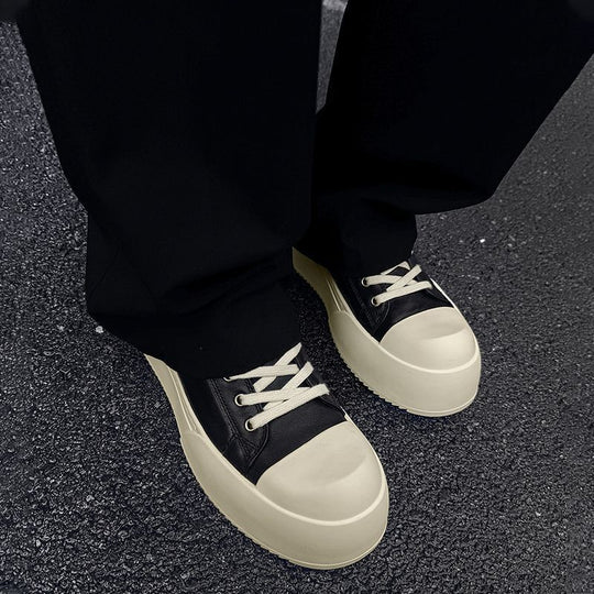 Damen modische Plateau-Sneaker mit verstärktem Zehenschutz und hochgradig rutschfester Sohle R&B