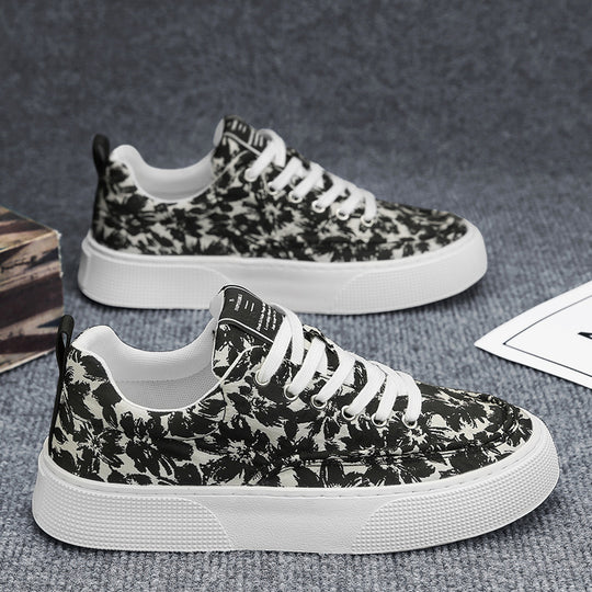 Damen Modische Sneakers mit floralem Design und bequemer Sohle R&B