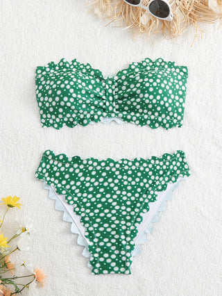 Damen Bikini-Set mit floralem Muster R&B