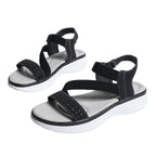 Damen Bequeme Lauf-Sandalen mit atmungsaktiver Mesh-Oberfläche und ergonomischem Fußbett R&B