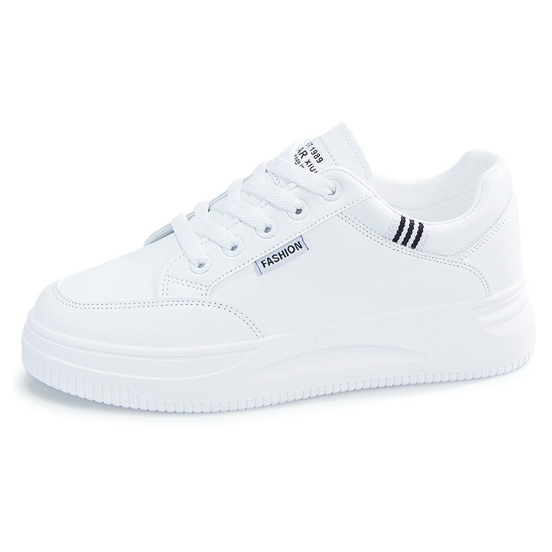 Damen Bequeme sportliche Sneakers mit dicker Plattformsohle R&B