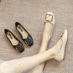 Damen Ballerinas mit elegantem Schnallenakzent
