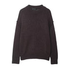 Damen lässiger Pullover mit Oversized-Schnitt und strukturiertem Muster R&B