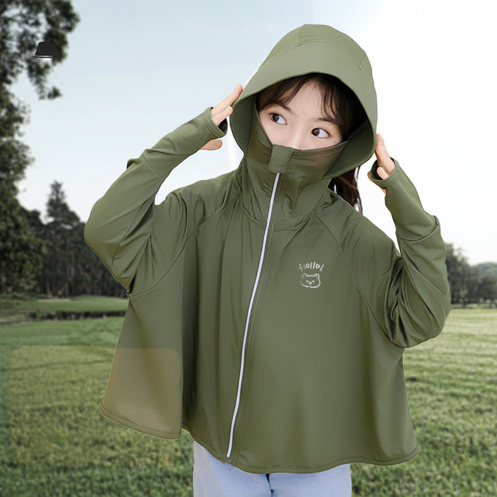 Damen leichte UV-Schutzjacke mit Kapuze R&B