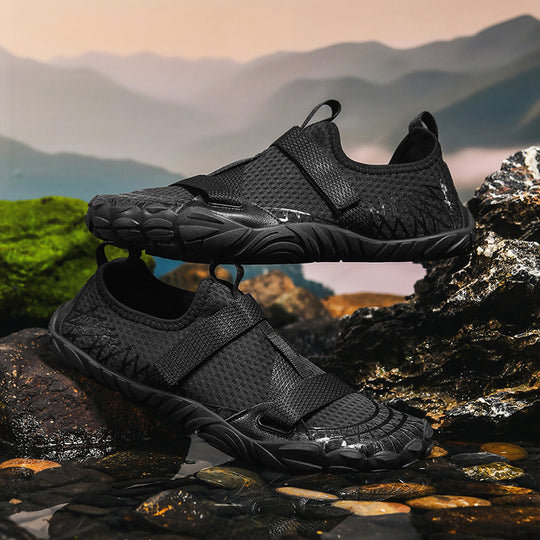 Damen Flexible und Wasserdichte Sportschuhe mit verstellbarem Klettverschluss R&B