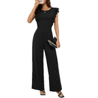 Damen Overall mit Rüschendetail R&B