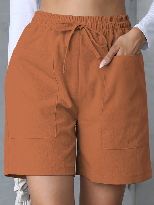 R&B | Große Shorts mit hoher Taille und weitem Bein