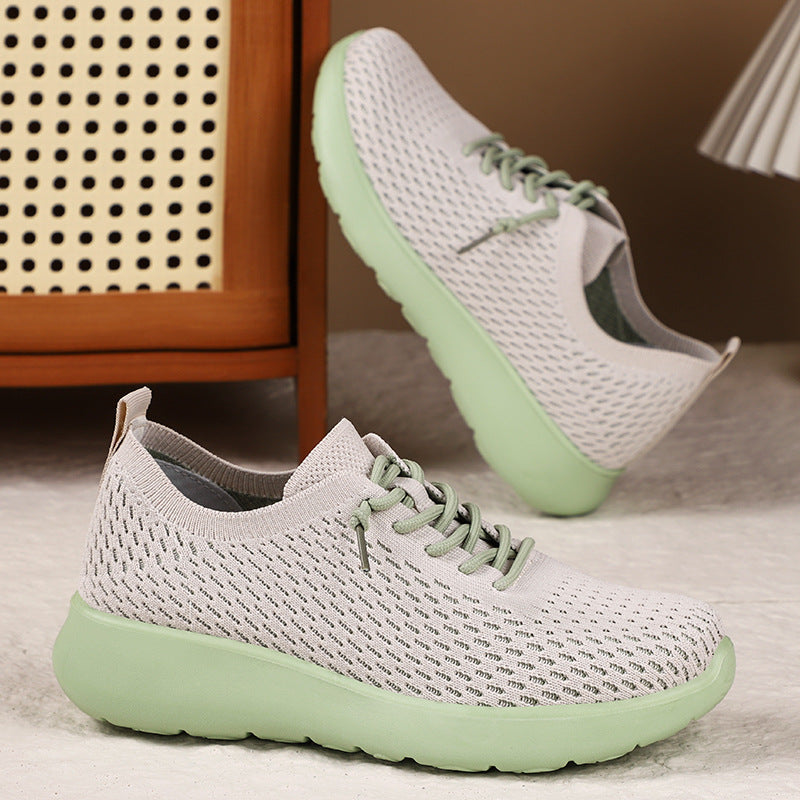 Damen Atmungsaktive Freizeit-Sneaker mit flexiblem Obermaterial R&B