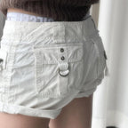 Damen leichte Shorts mit praktischen Reißverschlusstaschen R&B