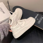 Damen Plattform-Sneaker mit trendstarker dicker Sohle und atmungsaktivem Obermaterial R&B