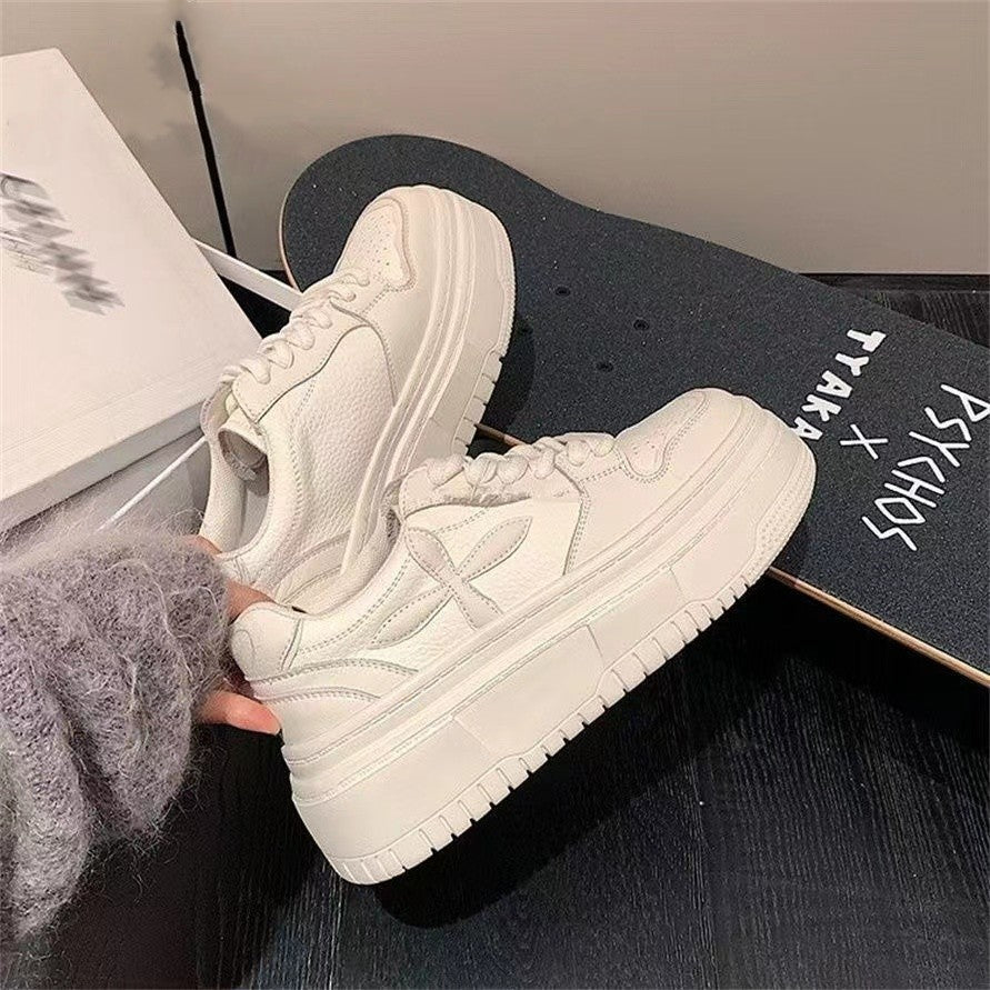 Damen Plattform-Sneaker mit trendstarker dicker Sohle und atmungsaktivem Obermaterial R&B