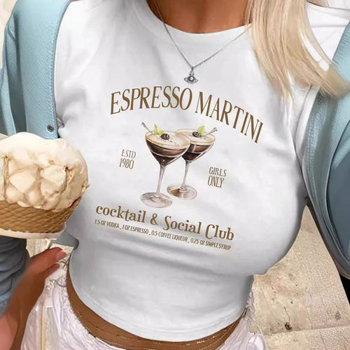 Damen Crop-T-Shirt mit kreativen Schleifen-Details R&B