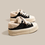 Damen Winterliche Sneaker mit kuscheligem Futter und rutschfester Sohle