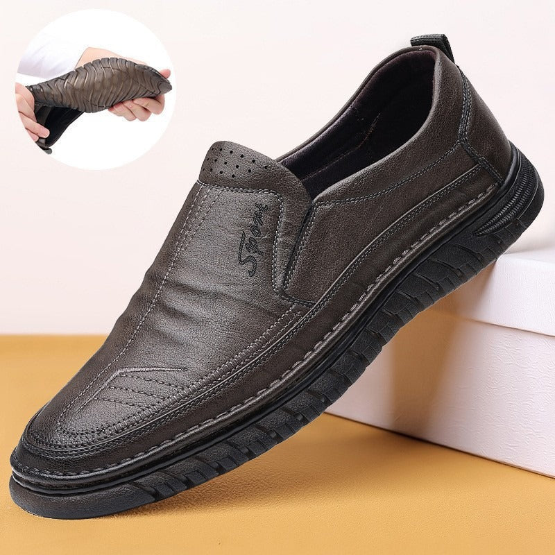 Herren Bequeme Slip-On Schuhe mit komfortabler Dämpfung Heidi Mode