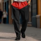 Herren Sportliche Jogginghose mit Kontrastdetails und verstellbarem Kordelzug R&B
