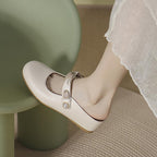 Damen elegante Ballerinas mit modischem Schleifen-Design
