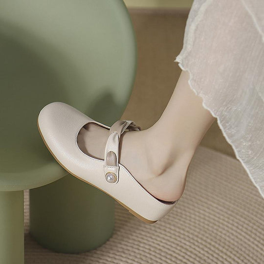 Damen elegante Ballerinas mit modischem Schleifen-Design R&B