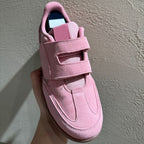 Damen Sportliche Klettverschluss-Sneaker aus weichem Material mit dämpfender Sohle