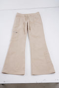 Damen bequeme Cargo-Hose mit elastischem Bund und praktischen Seitentaschen R&B