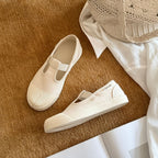 Damen bequeme Slip-On Sneaker aus atmungsaktivem Canvas mit sportlichem Design R&B