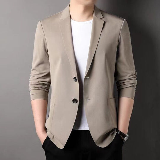 Herren sportliche Blazerjacke mit lässigem Schnitt und praktischen Taschen R&B