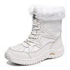 Damen Winterboots mit isolierender Polsterung und rutschfester Sohle R&B