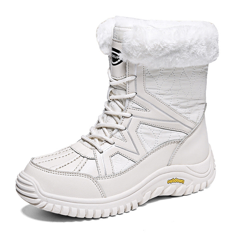 Damen Winterboots mit isolierender Polsterung und rutschfester Sohle R&B